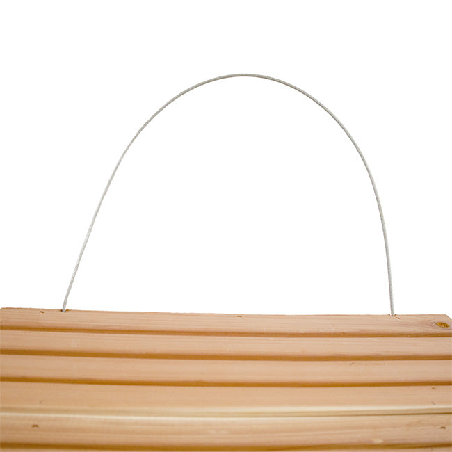 Amish Made Cedar Large Hopper Feeder with Suet Cages